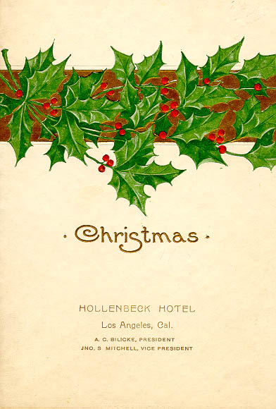 Hollenbeck Menu